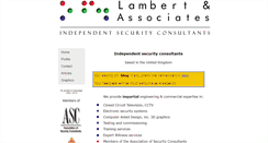 Desktop Screenshot of lambert-associates.co.uk